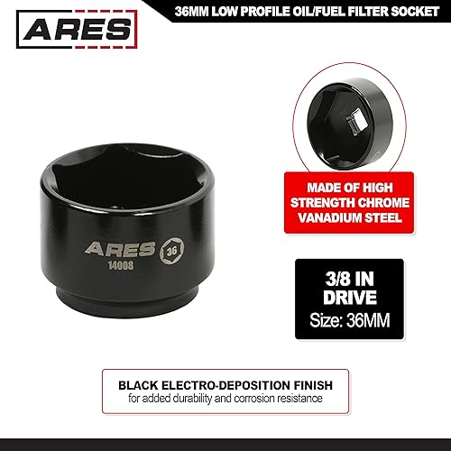 Miniatura 10 de ARES 14022 - Filtro de combustible 2 en 1 de 0.945 in x 1.417 in - Compatible con filtros de combustible diésel Ford Power Stroke 2003-2010 de 6.0L