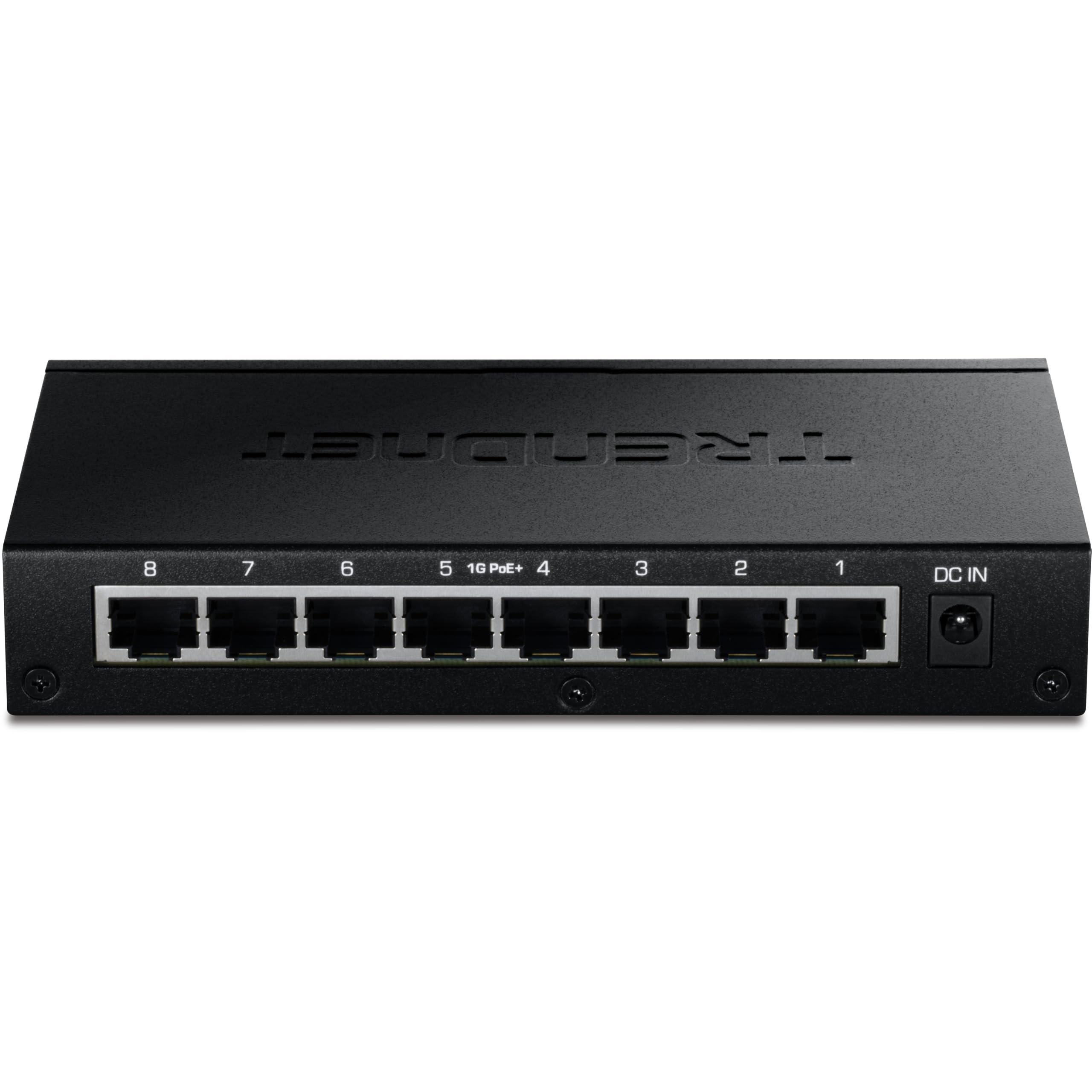 TRENDnet, TPE-TG82G, Switch Greennet Gigabit PoE+ a 8 porte, supporta più dispositivi, budget di 61 W, capacità di commutazione di 16 Gbps