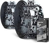 Vista 16 de ALIEN PROS Cinta para manillar de bicicleta de poliuretano (juego de 2) negro, rojo, blanco, rosa, azul, mejora el agarre de tu bicicleta con estas