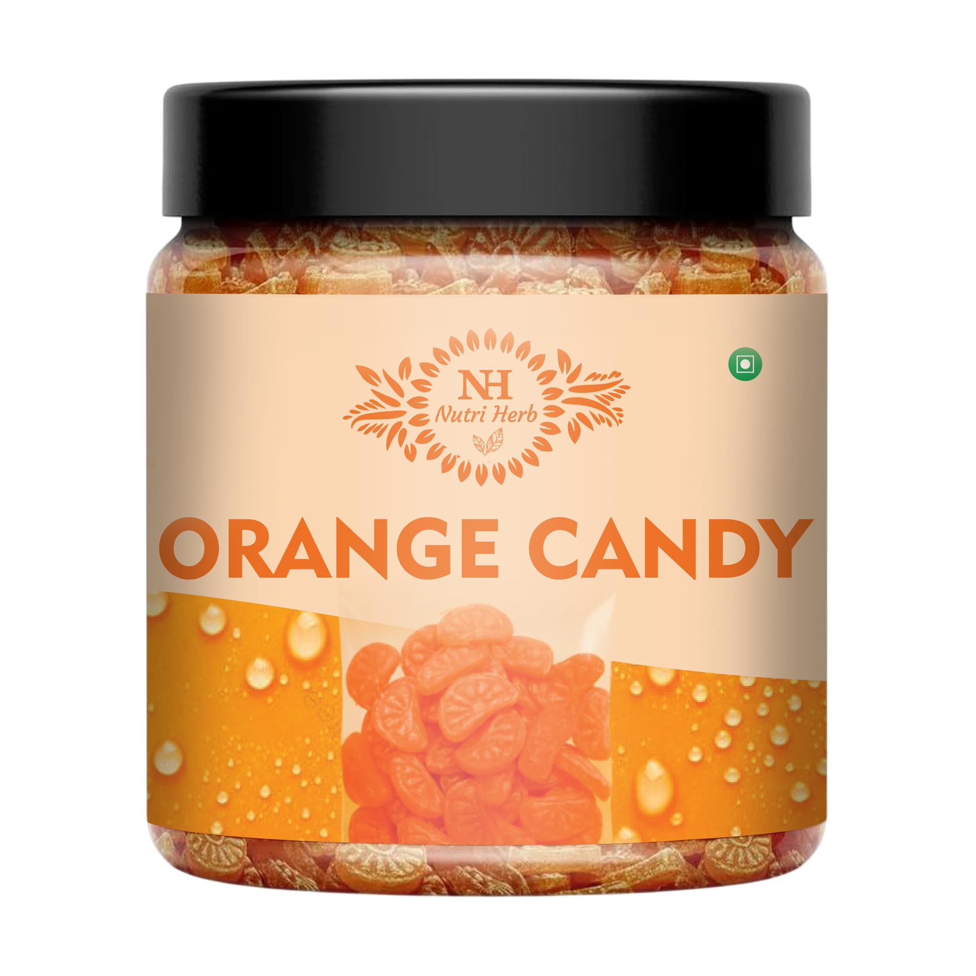 Nutri Herb Orange Candy Discs | Refreshing Citrus Flavor | Bulk Party Pack | Great for Holiday Bowls and Office Treats (1kg)-image-25