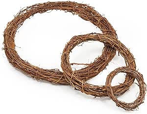 2 Rattankränze DIY - Natur Rohlinge Für Deko Aller Art