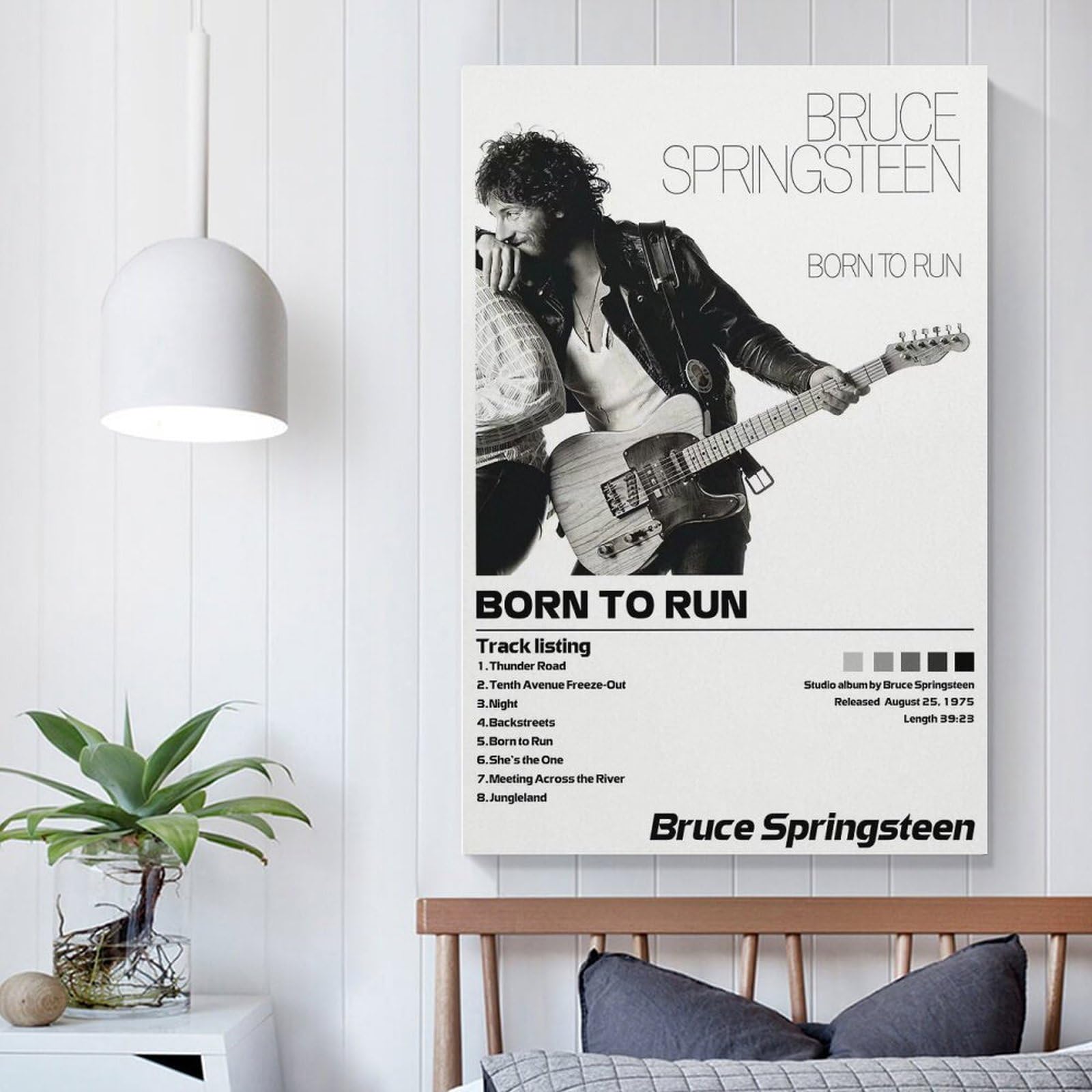 Amazon.com: GUOSHIKA Bruce Springsteen Born to Run Canvas Poster