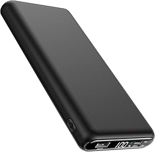 Portable Charger 26800mAh Power bank,22.5W Fast Charge External Battery Pack With LCD Display Backup Phone Charger,Dual Input Output USB-C High-Speed Charging Compatible With iPhone Samsung iPad etc