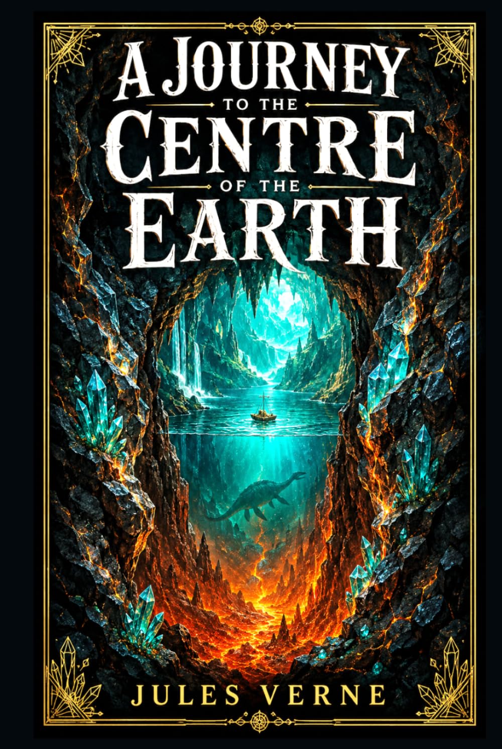 A Journey to the Centre of the Earth: A classic subterranean adventure of volcanic discovery, ancient riddles, scientific obsession, prehistoric wonders, and survival beneath an unknown world