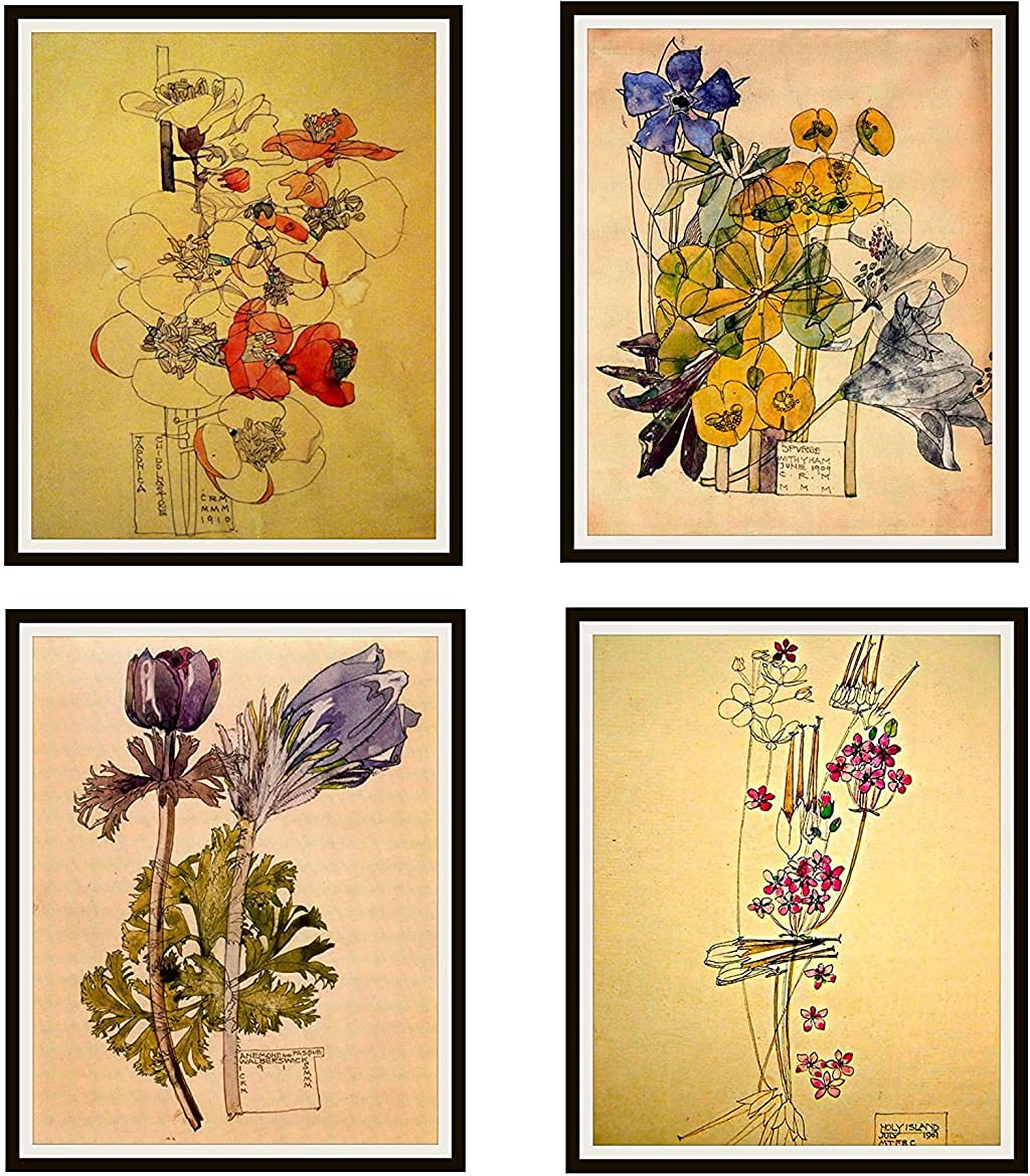 Amazon.com: Paper moon Media Set of 4 Vintage Charles Rennie