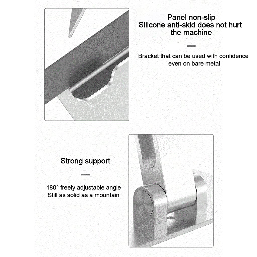 Support pliable en alliage d'aluminium pour ordinateur portable 7-17"