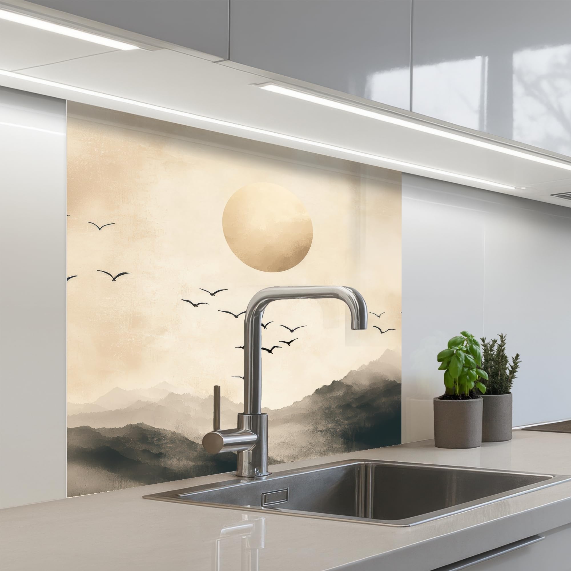 KitchenYeah© Splashback for Kitchen self-Adhesive Sink Splash Splatter