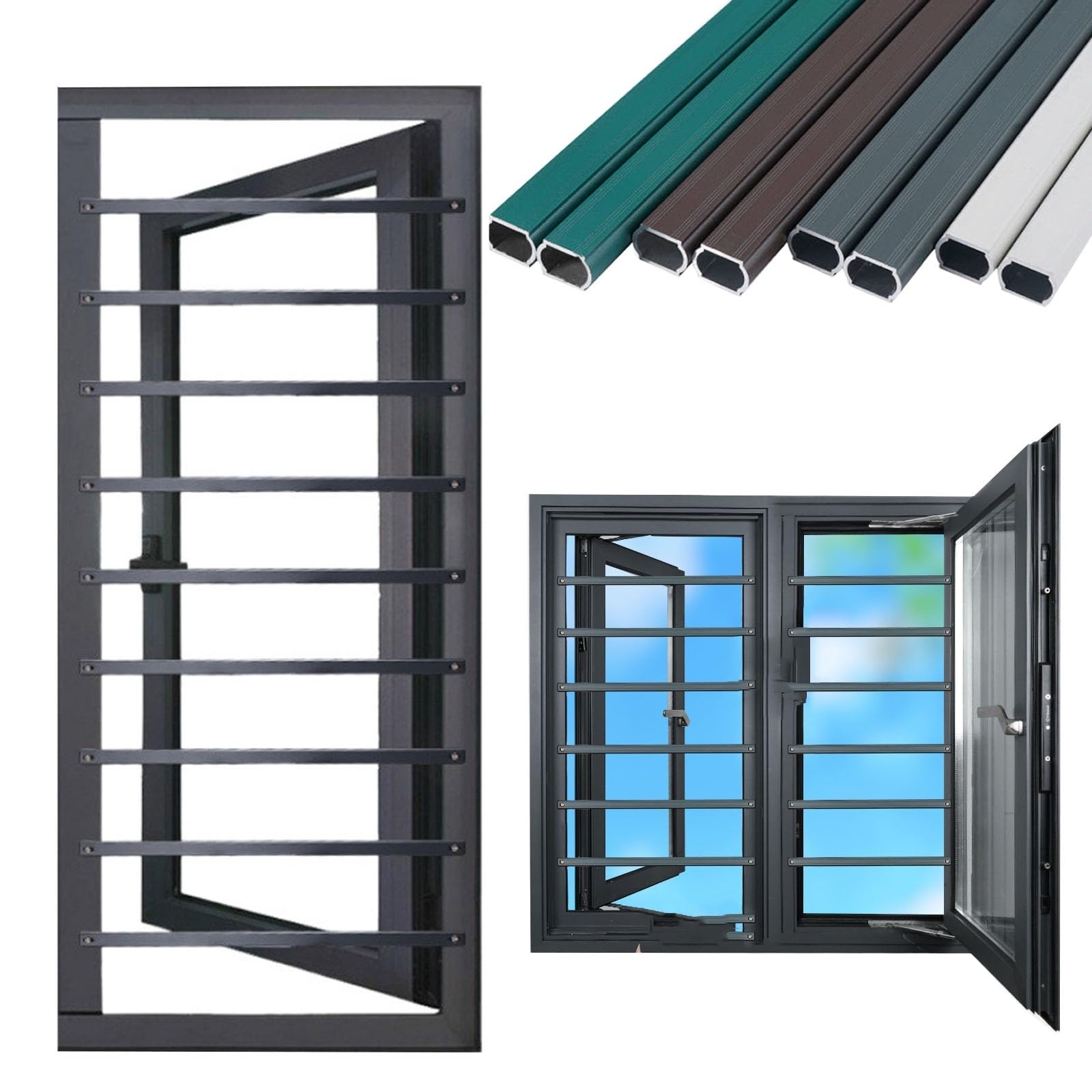 Kit de protección para ventanas de bricolaje en salones y dormitorios