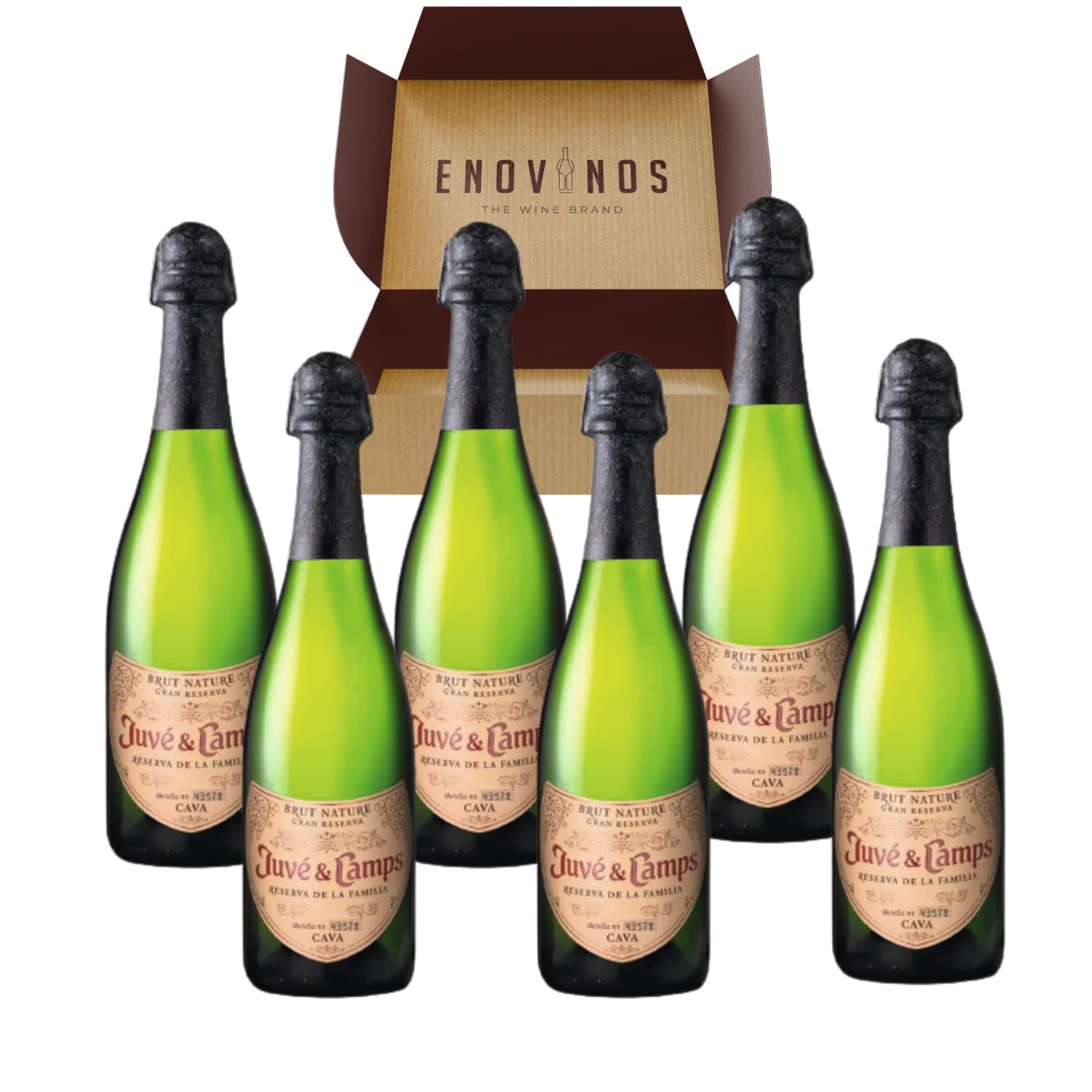 Cava Juvé & Camps Reserva Familia | 6 Botellas Espumoso Juve Camps x75 cl | Mejor Selección ENOVINOS