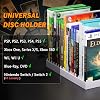 Organizador de Videojuegos Nargos para estuches de PS5/ PS4/ PS3/ PS2/ Xbox One/Xbox 360 y Xbox Series X/S/Wii/Switch/Switch 2, DVD y Blu-Ray para escritorio (2, Blanco) 3