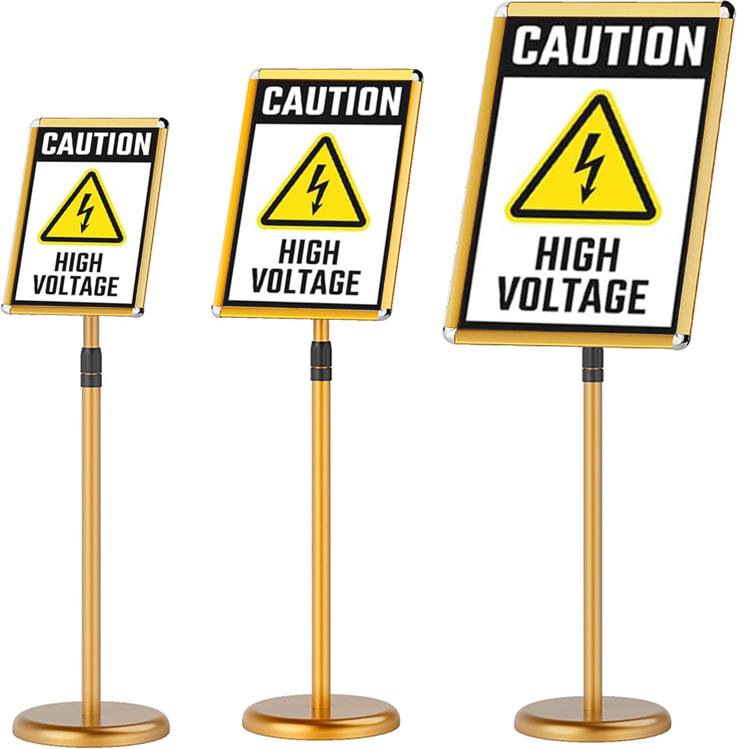 Amazon.com: A2/A3/A4 Poster Stand Floor Standing Display Stand Snap ...