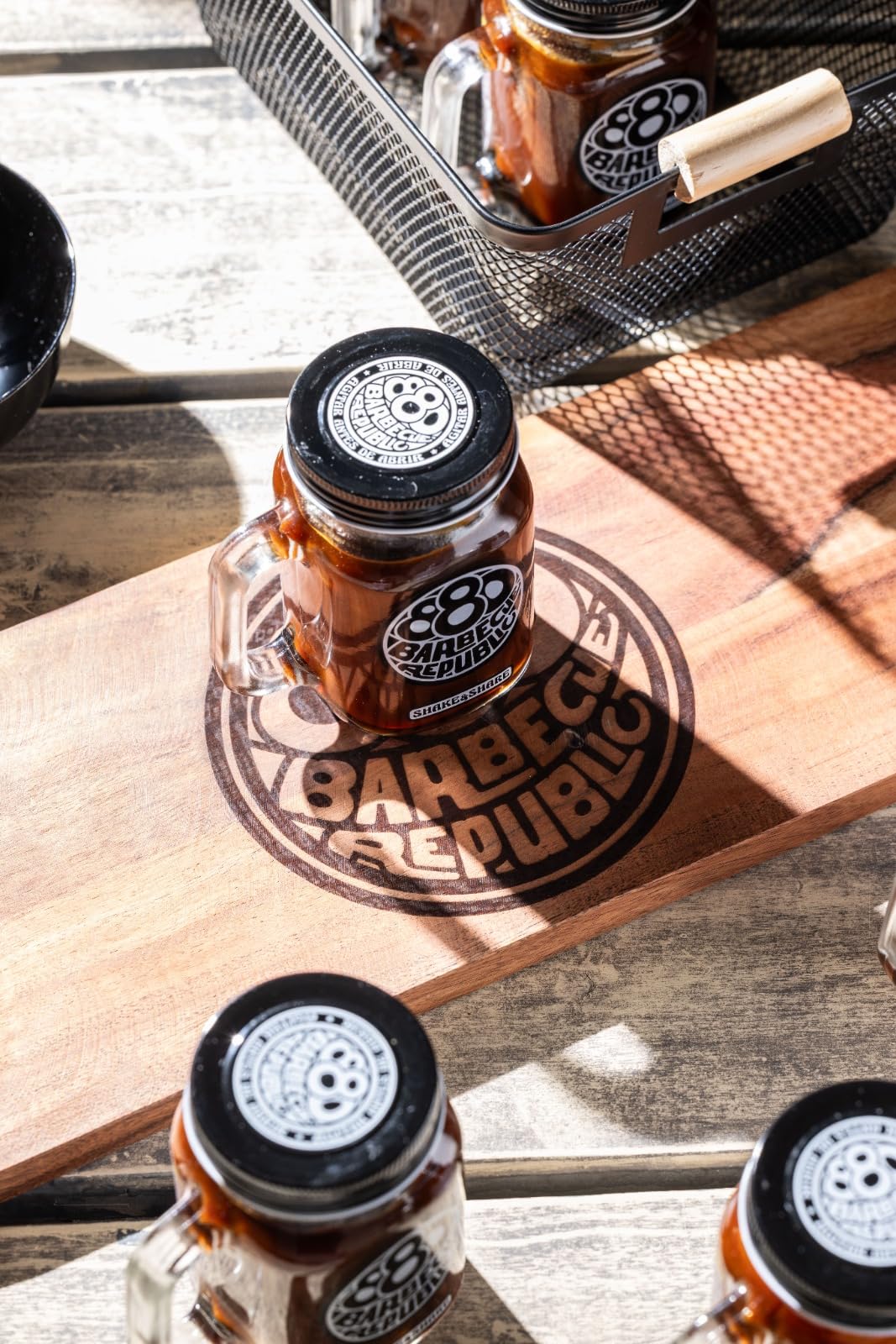 Salsa Barbacoa 880 BBQ – Pack de 4 Jarras (2 POCO PICANTES + 2 PICANTES)