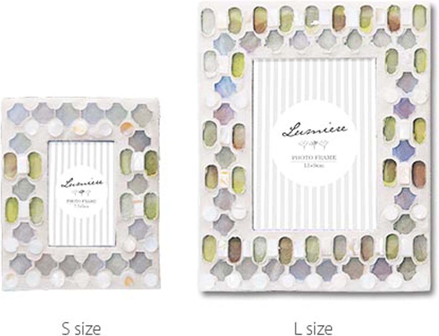 Lumiere Photo Frame, Size L, LG (Inner Dimensions: 3.5 x 5.1 inches (9 x 13 cm)