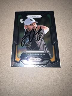Louis Oosthuizen Signed 2024 Panini Prizm Trading Card (47) LIV Golf Stingers #2 - Autographed Golf Equipment