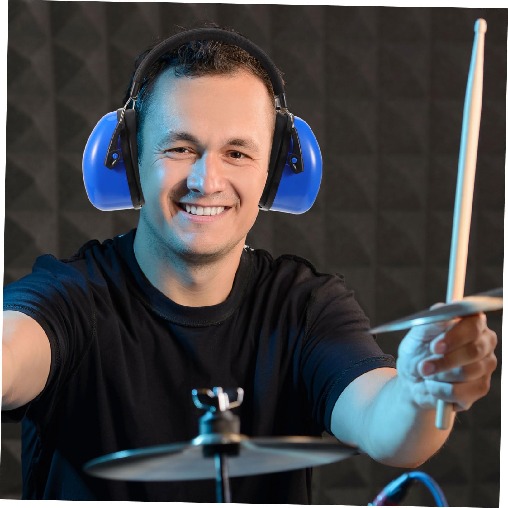 Set Sound-isolating Headphones Noise Canceling Headphones Ear Protection Headphones Over Ear Headphones Wired Noise Reduction Ear Muff Sound Dampening Ear Muffs Soundproof Muffs NULYLU