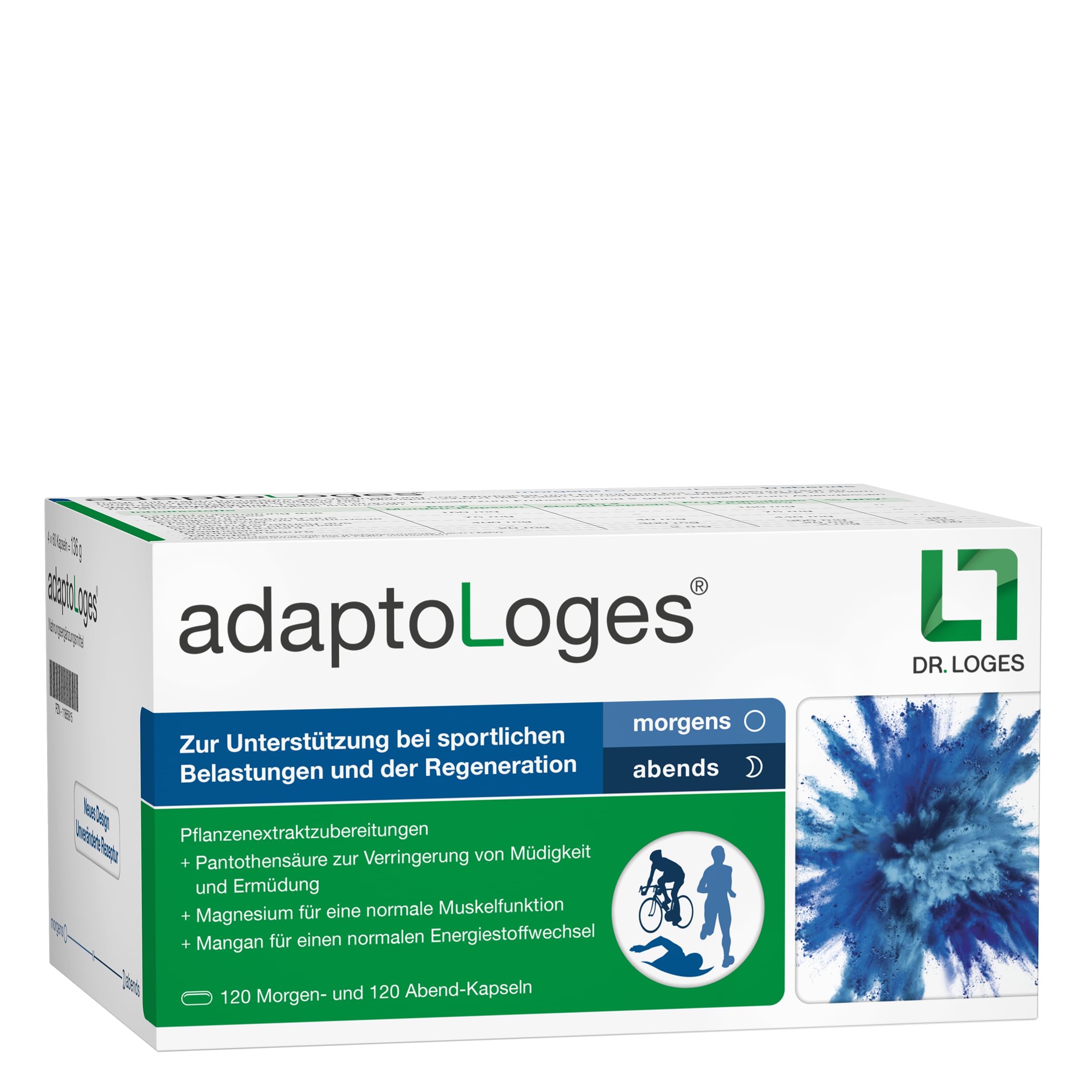 adaptoLoges - 240 Kapseln - Zur sportlichen Unterstützung