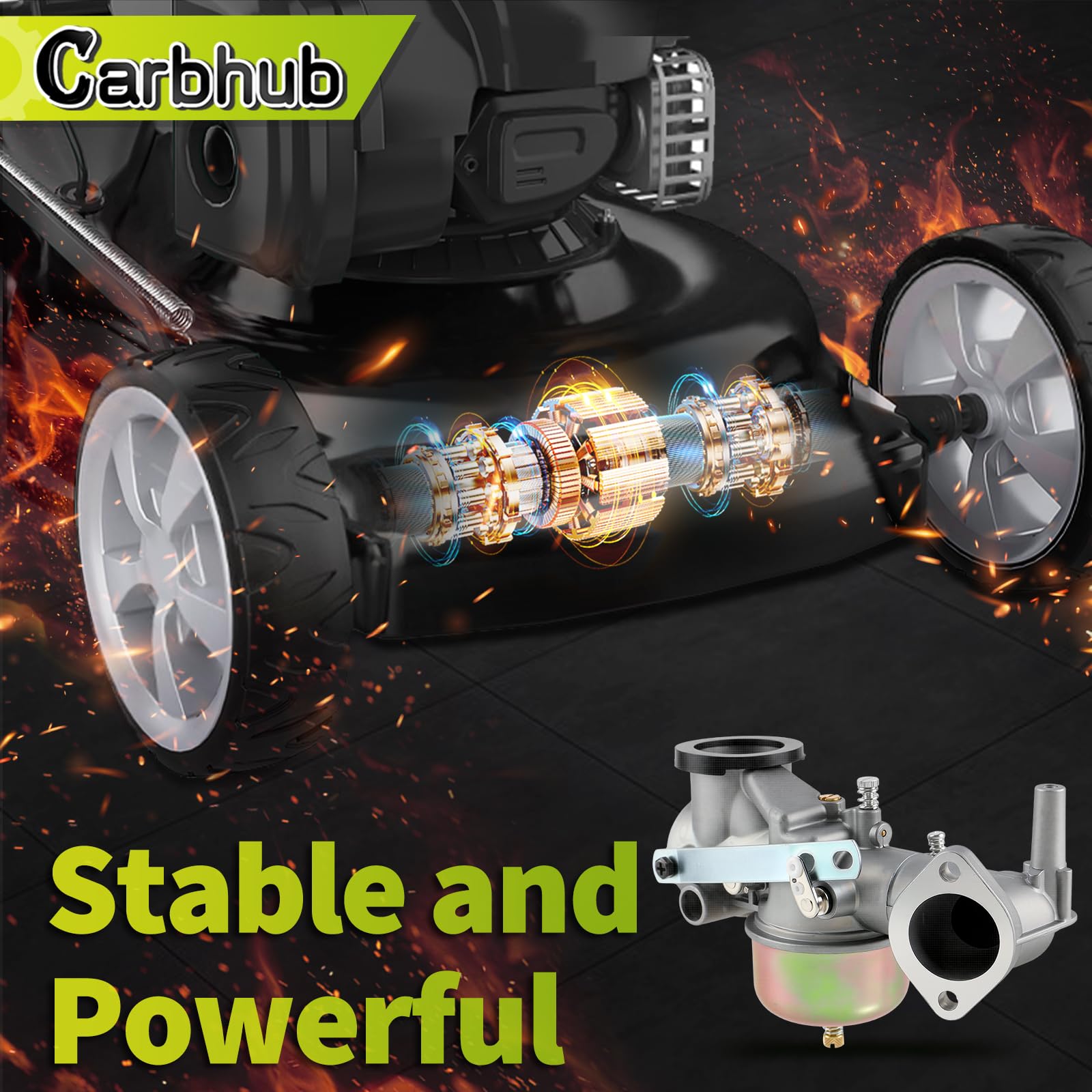 Carbhub 491590 193700 392152 Carburatore per 491590 390811 392152 Carb Adatto 191700 192700 193700 Serie motore con guarnizione Kit filtro olio aria