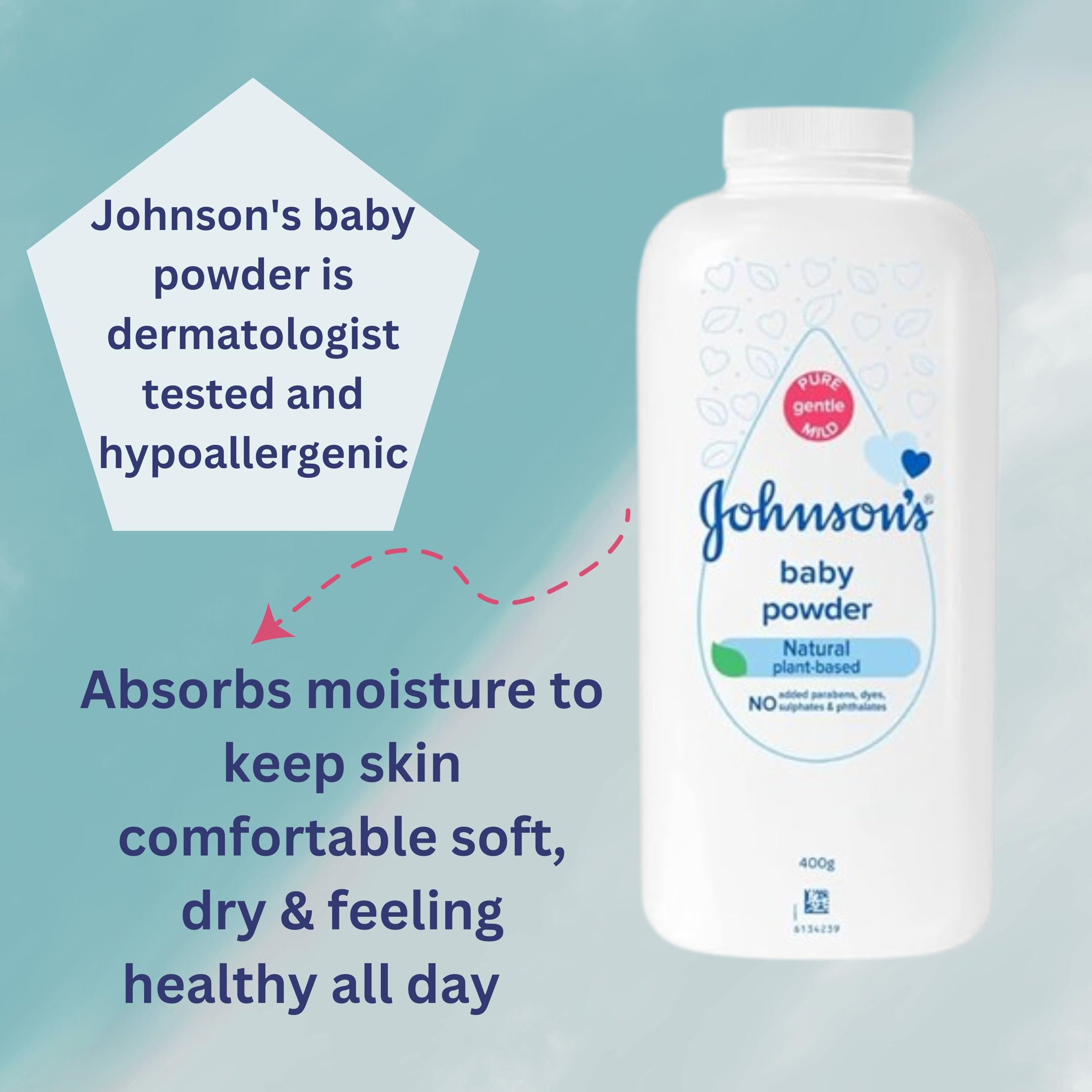 Johnson's Baby Bath Time Bundle 500 ml & Baby Cotton Buds 200: Delikatny szampon do codziennej pielęgnacji niemowląt, olejek dla niemowląt, balsam dla niemowląt, puder dla niemowląt i zestaw do