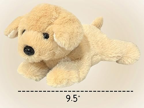 Miniatura 3 de Jolitee Golden Retriever - Animales de peluche suaves para abrazar, 9.5 x 7 pulgadas, el mejor animal de peluche aturdido, animal cachorro para