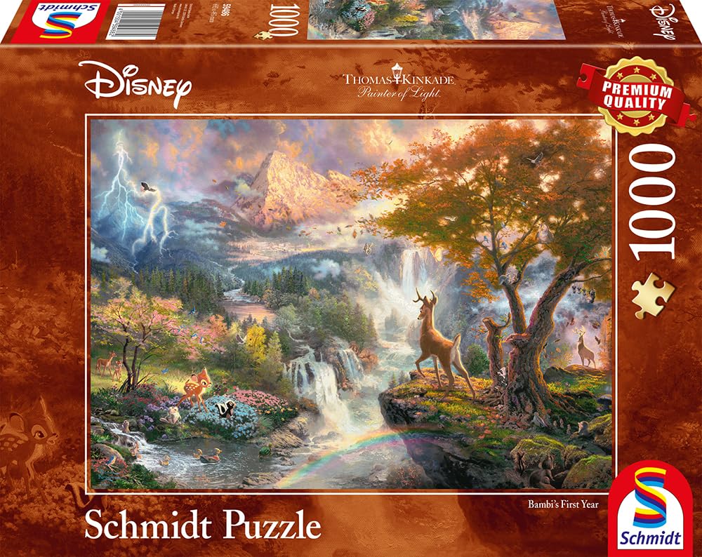 Amazon.com: Schmidt Spiele CGS_59486 Thomas Kinkade: Disney