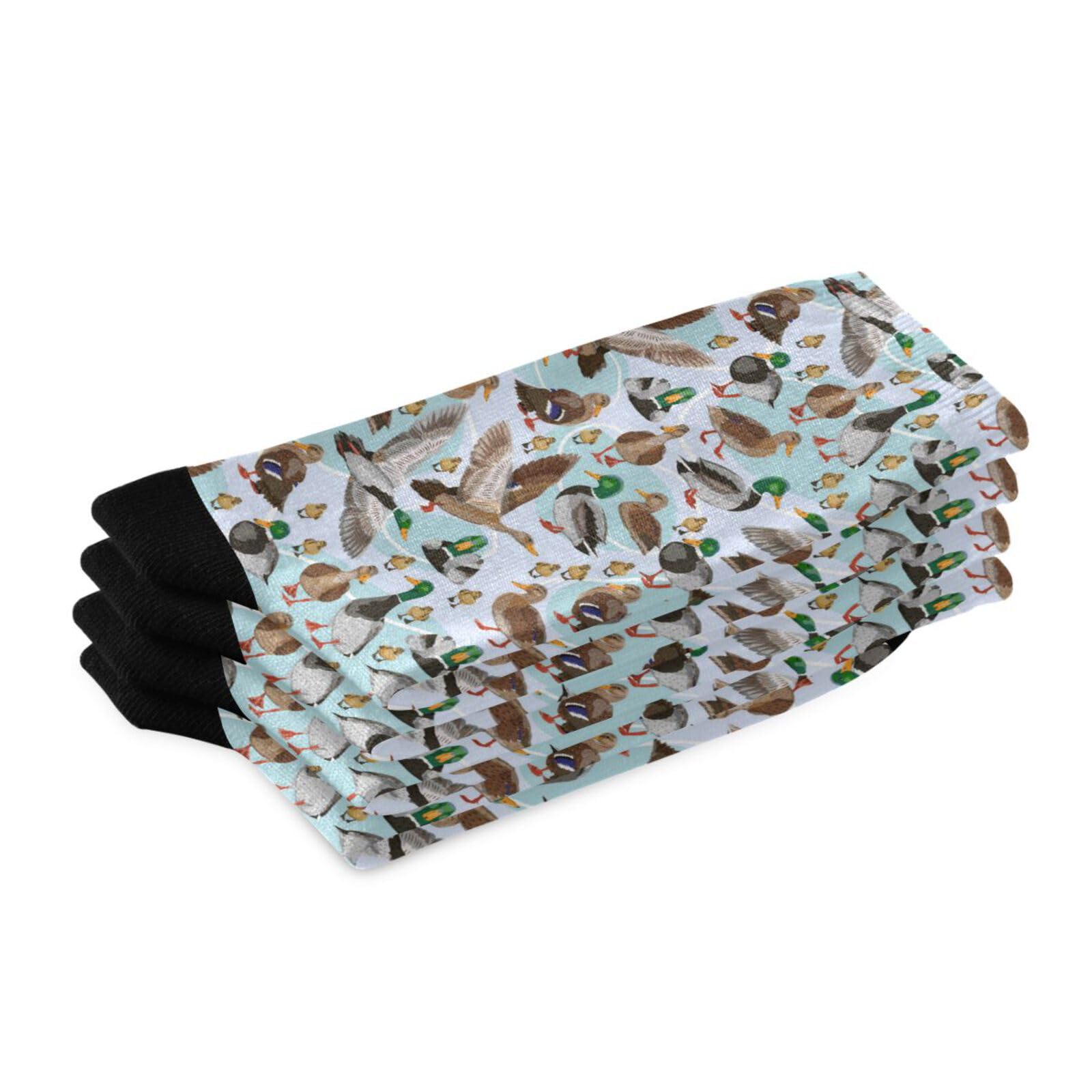 Wusikd Mallard Ducks Socks for Women and Men Wild Birds Long Socks for Athletic Running 2