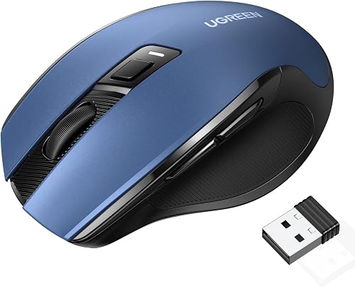 UGREEN ERGONOMIC 2.4G & BT MOUSE BLU