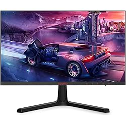 KOORUI Monitor Gaming de 24" FHD 165Hz 1920X1080, VA LED 16:9, ZeroFrame, AdaptiveSync, 1ms MPRT, DCI-P3 85% 2 HDMI, DP, Audio out, 24E4