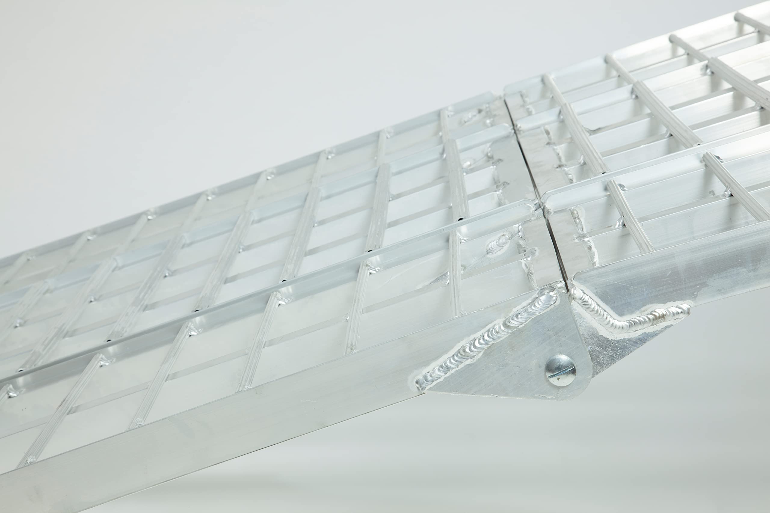 The Ramp People einzelne zusammenklappbare Auffahrrampe bis zu 680kg Trangkraft. Laderampe Anhänger, PKW, 2,75m lang, 44cm breit - Auffahrrampe Motorrad (Set)