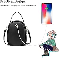 Vista 4 de Bolso cruzado pequeño para mujer con 2 correas de bolsa, bolsos de abeja de diseño, bolso de mano de moda para teléfono celular, bolso de hombro