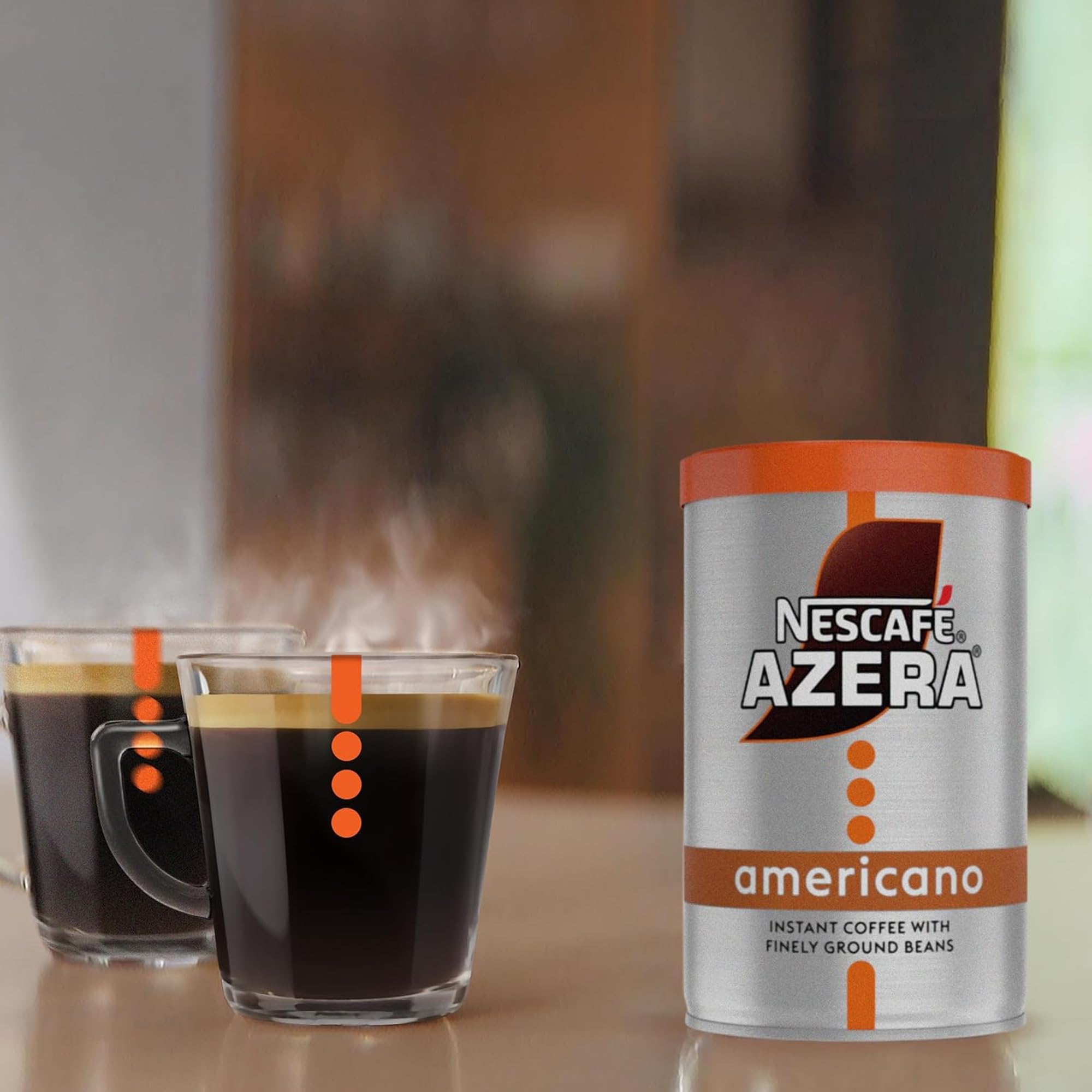 NESCAFÉ AZERA Americano Instant Coffee Tin, 100 g (Pack of 6)
