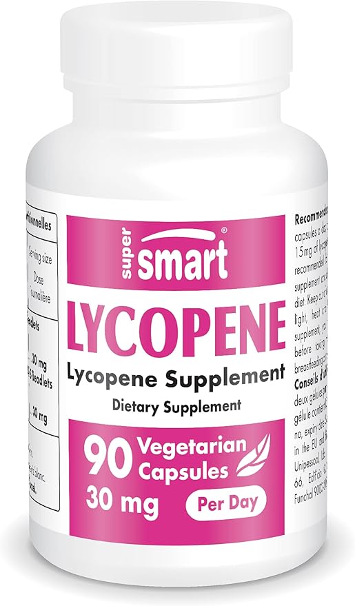 Supersmart Lycopene 30 mg Per Serving Extract of Tomato Lycopene
