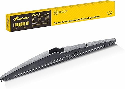 Limpiaparabrisas trasero, limpiaparabrisas trasero de 10 pulgadas para repuesto de equipo original, compatible con Jeep Compass 2021-2018, Toyota