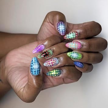Short Almond Nail Tips Fake Glue On Stick On Press Artificial Fake Women Girls Acrylic Glue On Women Clear