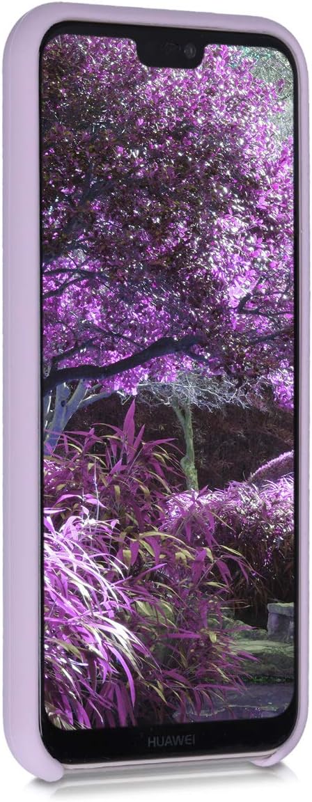 kwmobile Case Compatible with Huawei P20 Lite Case - TPU Silicone Phone Cover with Soft Finish - Mauve