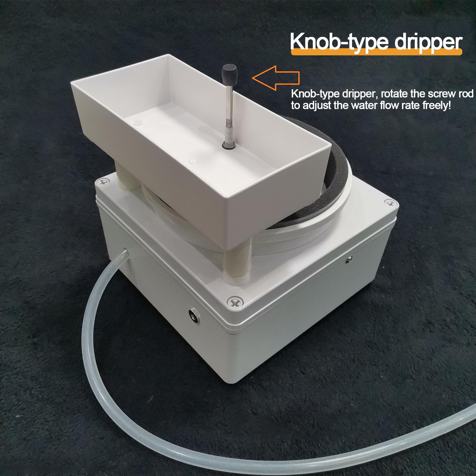 Chłodzona wodą ostrzałka lapidarna, elektryczna szlifierka płaska, diamentowe koło ziarniste 125 mm 600, zmienna prędkość 0 5000 obr./min, zdejmowany zbiornik na wodę do ostrzenia noży
