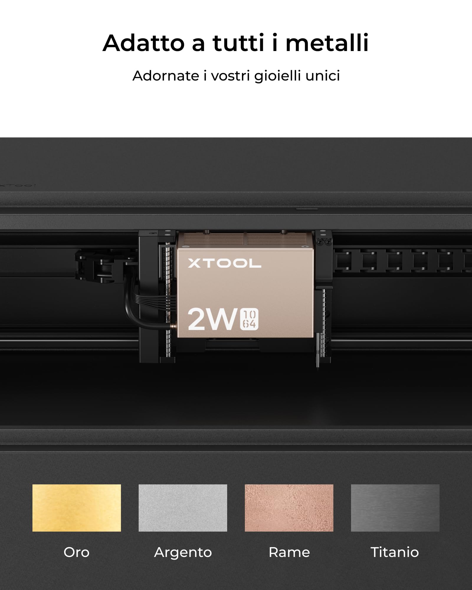 xTool 1064nm Modulo Laser a Infrarossi solo per Incisore Laser xTool S1, Incisione sulla Maggior Parte dei Metalli