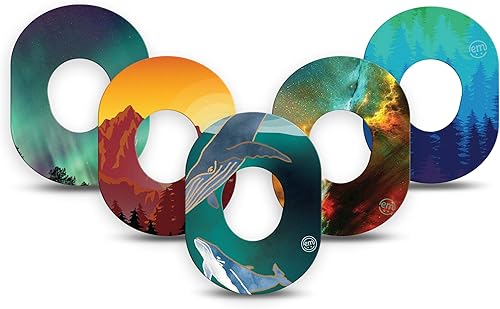 Vista 22 de ExpressionMed - Parches adhesivos para Dexcom G7 y Stelo (Paquete de 5) - Fabricados en EE. UU., impermeables, sin deshilachado, cintas de sensor