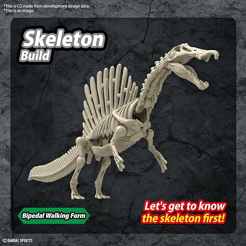 Miniatura 4 de Bandai Hobby - Plannosaurus - #05 Spinosaurus, Kit de modelo de dinosaurio Bandai Spirits