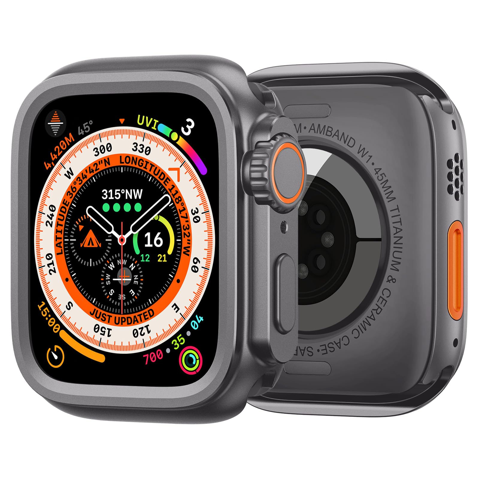 Amazon.co.jp: amBand 3 in 1 メタルケース Apple Watch Series