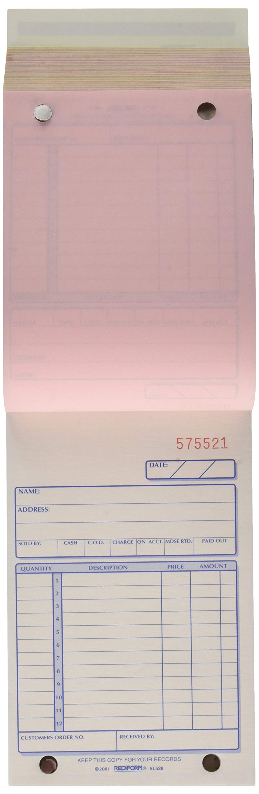 Rediform RED5L528 - Sales Book