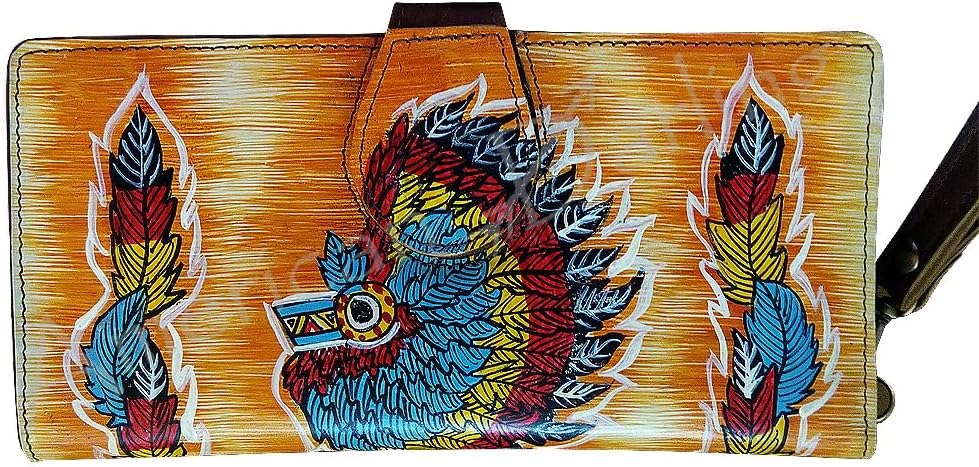 American Darling Women's Wallet Full Grain Genuine Leather Handbag and Ladies Purse