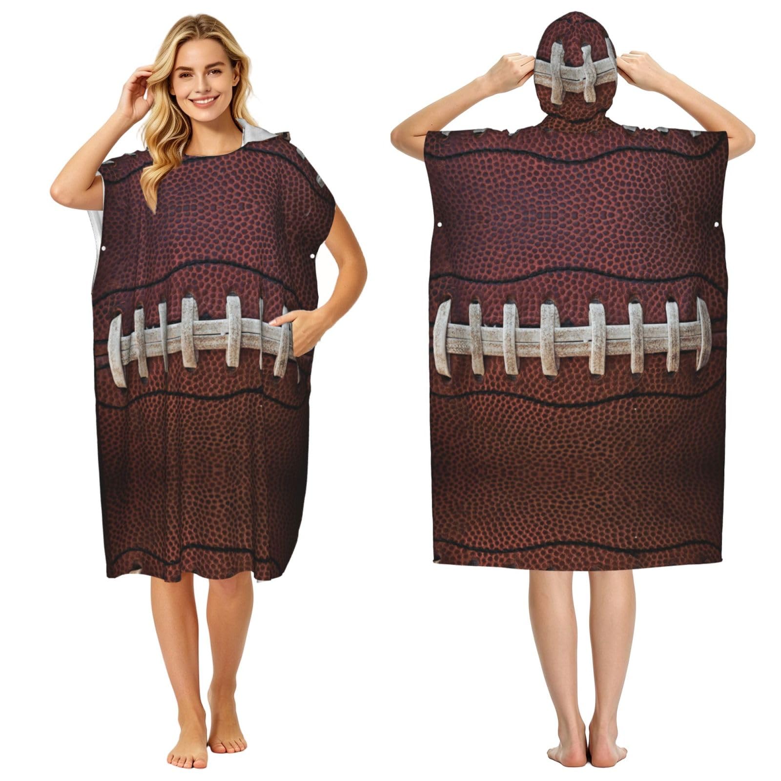 Poncho à langer adulte en microfibre pour se changer à la plage