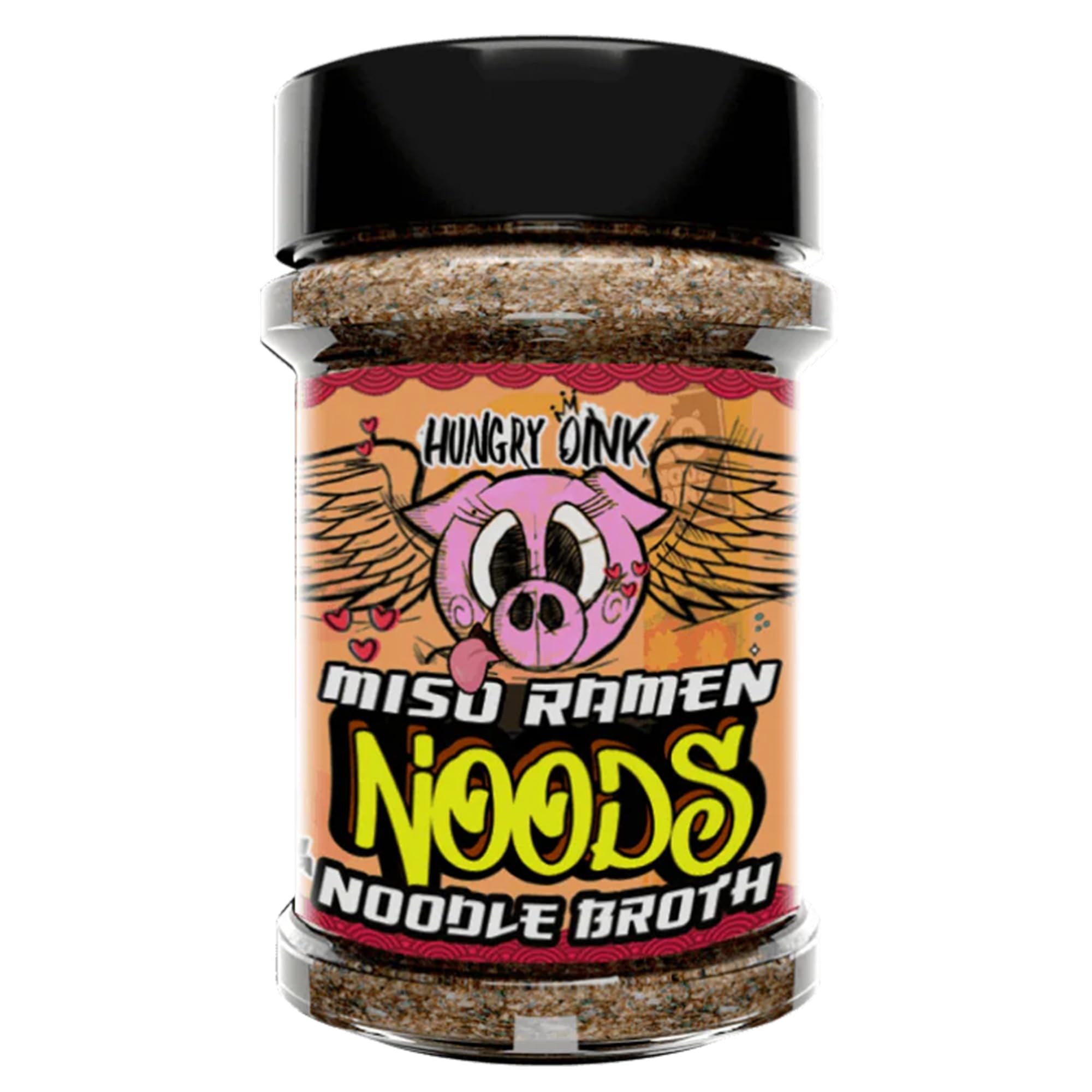 Angus & Oink | Miso Ramen Noodle Broth Seasoning | Ultimate Umami Flavour | Authentic Japanese-Inspired Broth | Perfect for Noodles, Vegetables & Protein | Gluten-Free | 200g