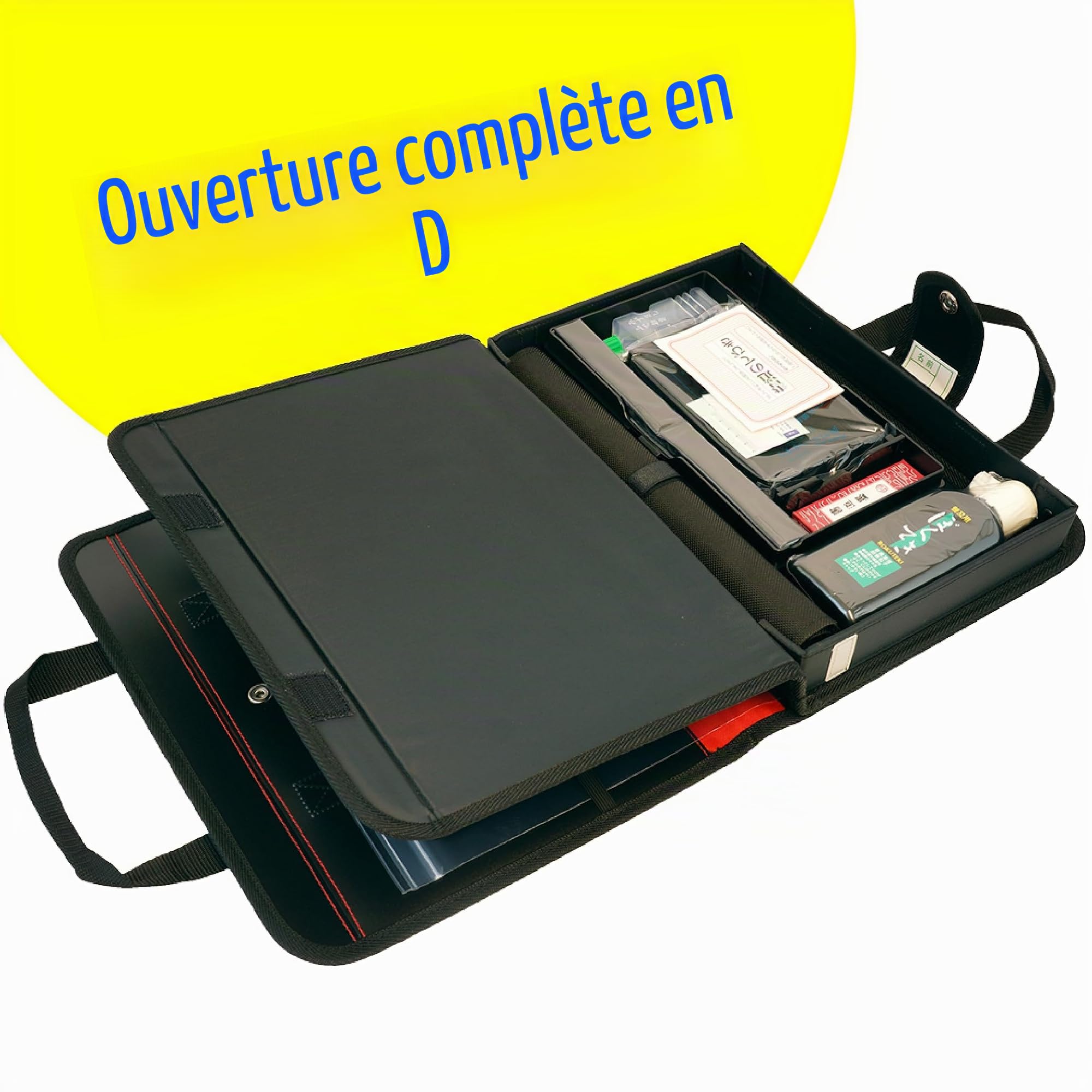 Kuretake Kit de calligraphie GA-570S rouge (importation japonaise) (GA570-11)