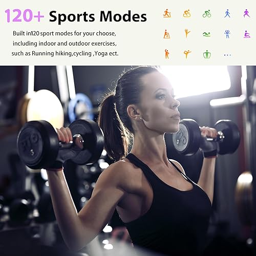 Miniatura 4 de Reloj inteligente para hombre (respuestahacer llamadas), pantalla táctil HD de 1.85 pulgadas, rastreador de pasos de fitness, compatible con Android