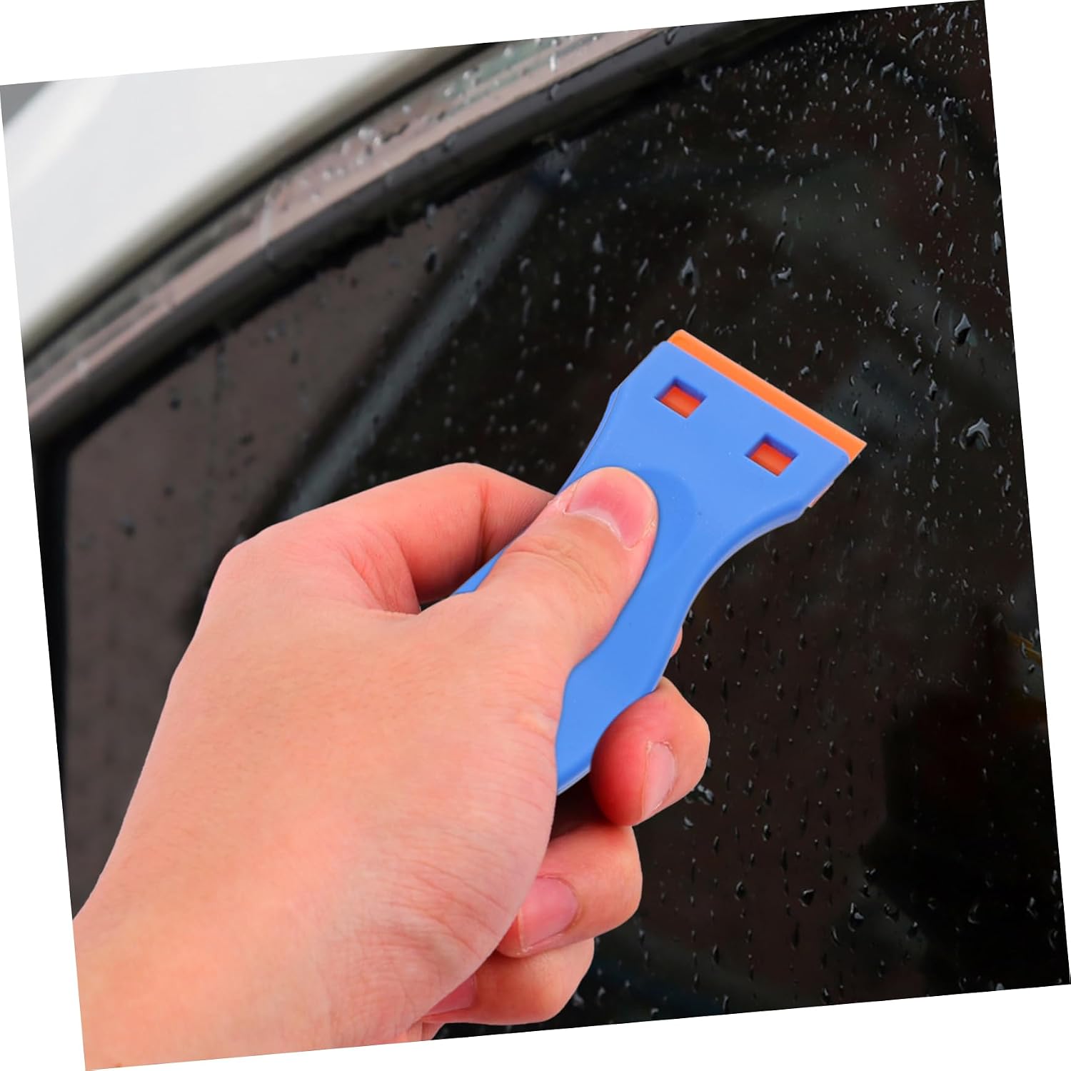 3pcs Plastic Razor Blade Sticker Remover Tool for Cars Kitchen Adhesive Decal Glue Scraper Replacement Heads