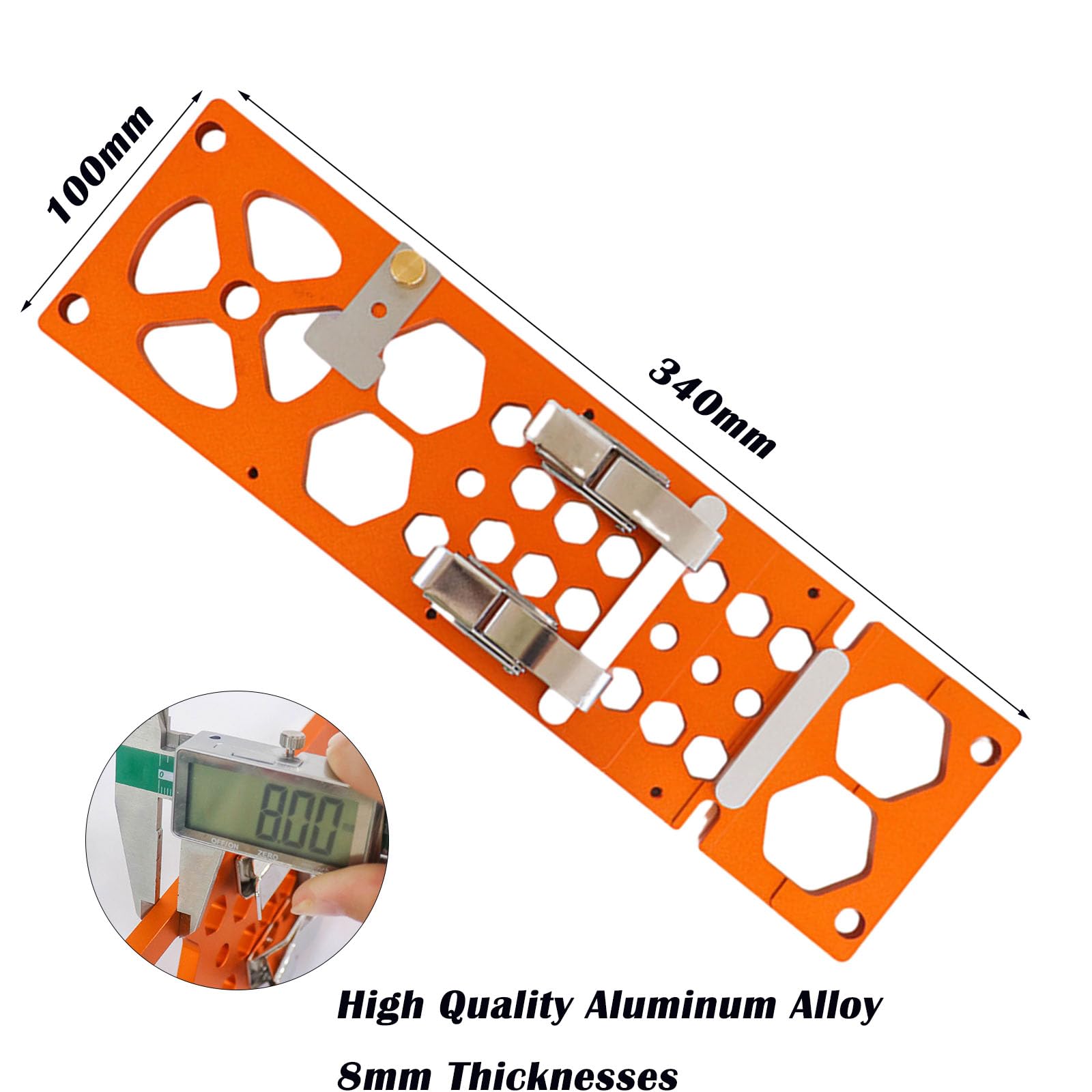 Piła gąsienicowa ze stopu aluminium 340 mm prowadnica kwadratowa, kątowa 90° piła tarczowa kwadratowa stop kompatybilna z pilarkami gąsienicowymi Festool, Makita Track, Milwaukee, Wen, Powertec