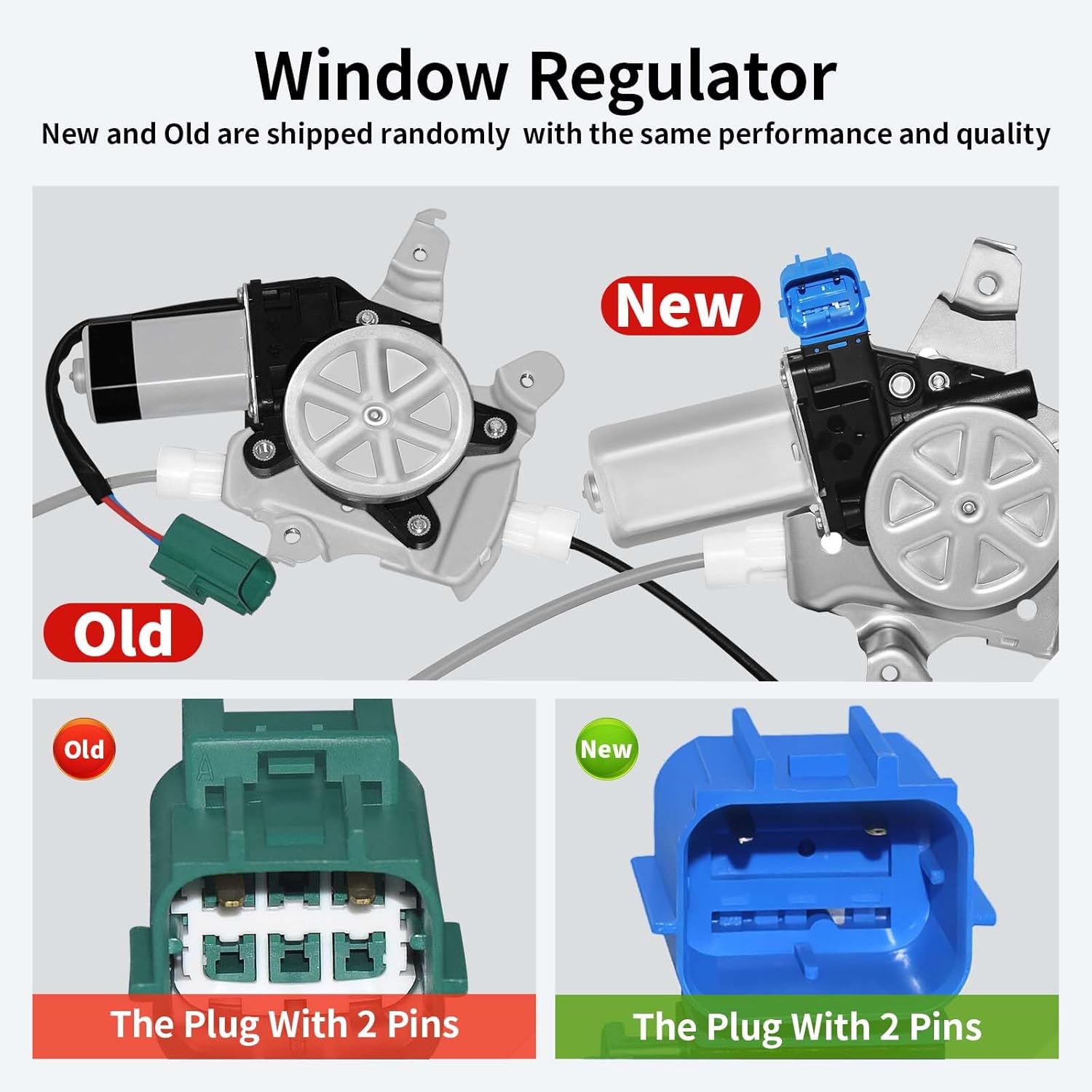 751-438 Replacement Front Driver Side Power Window Regulator with Motor Assembly for Nissan Juke 2011-2017