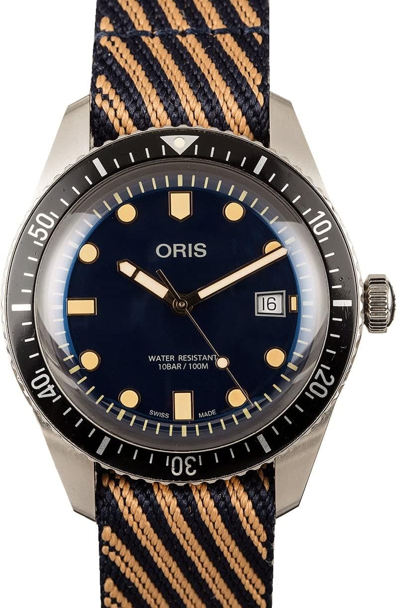 Oris Divers Sixty-Five Stainless Steel on Textile Strap