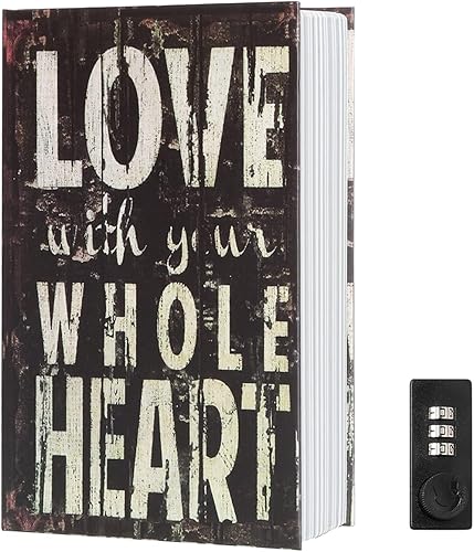 Miniatura 8 de Caja fuerte de almacenamiento con cerradura de combinación de alta calidad, caja de seguridad portátil para libros, perfecta para el hogar, viajes,